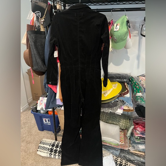 Free People Jayde Cord Flared Jumpsuit, LARGE NWT - Picture 4 of 6